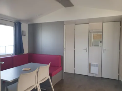 Huuraccommodatie(s) - Stacaravan Confort (Van De Eigenaar) - 28M² - 2 Slaapkamers (Jaar 2013) - image n°7 - Camping l'Oasis des Garrigues
