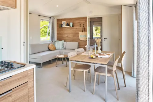 Location - Mobil Home Grand Confort - 33M² - 2 Chambres - image n°2 - Camping l'Oasis des Garrigues