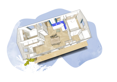 Mobile home Grand Confort - 33m² - 2 bedrooms