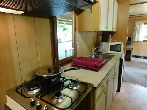 Mietunterkunft - Mobilheim Trapper - image n°6 - Camping les Chênes