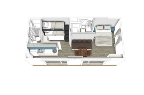 Huuraccommodatie(s) - Cabanou - image n°3 - Camping L'Ardéchois