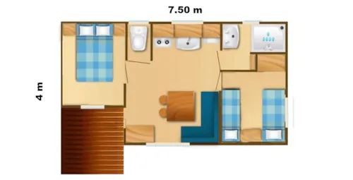 Location - Mobil-Home Sunroller - image n°6 - Parc Saint Sauvayre
