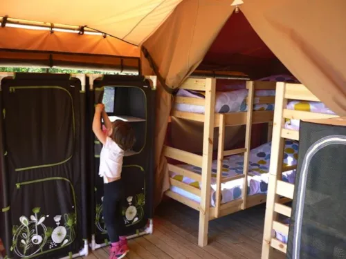 Huuraccommodatie(s) - Tent Lodge - image n°8 - Camping La Goule