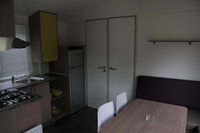 Mobilhome 4 - with terrace + air-conditioning + TV - 31m²