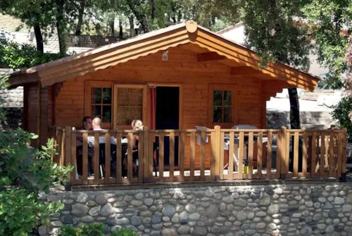 Huuraccommodatie(s) - Houten Chalet Met Terras + Airconditioning +Tv - 20M2 - image n°2 - Domaine des BLACHAS