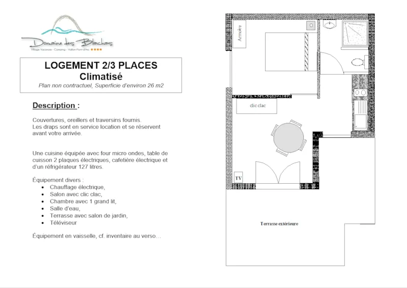 Logement Climatisé (234)