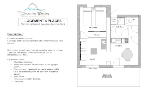 Location - Rieusset - Logement En Rez-De-Chaussée Avec Terrasse +Tv - 35M2 - image n°8 - Domaine des BLACHAS