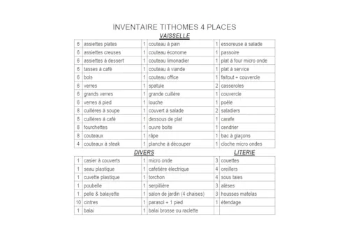 Location - Tithome - 2 Chambres - Sanitaires Collectifs - 21M2 - image n°4 - Domaine des BLACHAS