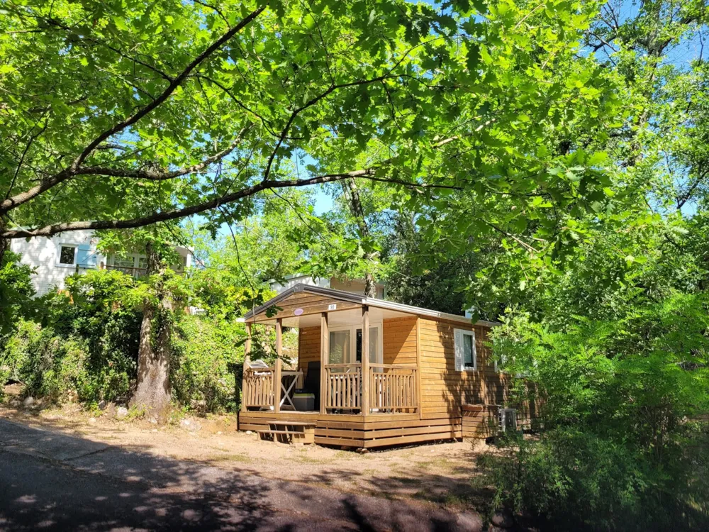 Location - Mobilhome 4 Avec Terrasse + Climatisation + Tv - 31M² - Domaine des BLACHAS