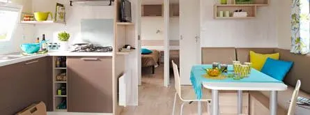 Mietunterkunft - Mobilheim Méditerrannée 30M² - image n°5 - CAMPING LES PLATANES