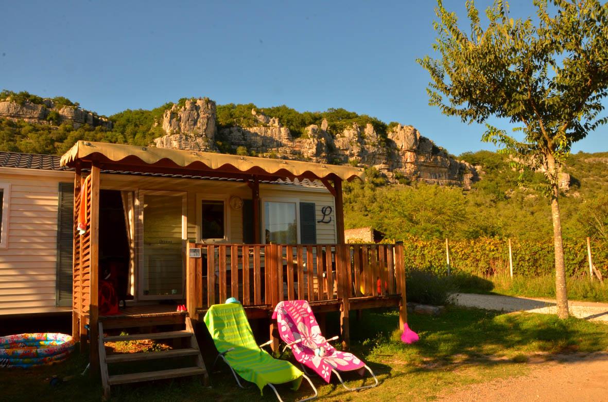 Accommodation - Mobil-Home Océane 27M² - CAMPING LES PLATANES