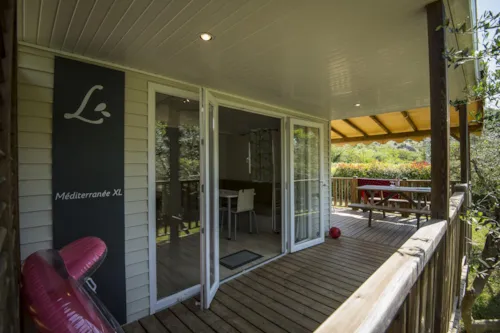 Mietunterkunft - Mobilheim Méditerrannée 30M² - image n°2 - CAMPING LES PLATANES