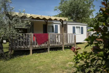 Accommodation - Mobil-Home Méditerrannée 30M² - CAMPING LES PLATANES