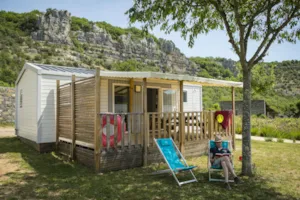 Locatif - Stacaravan Savanah 30m² - CAMPING LES PLATANES