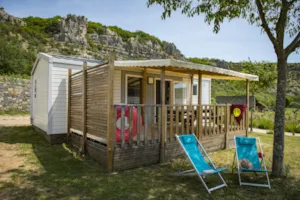 Locatif - Stacaravan Savanah 30m² - CAMPING LES PLATANES