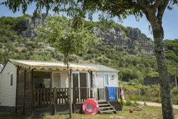 Accommodation - Mobil-Home Grand Large 30M² - CAMPING LES PLATANES