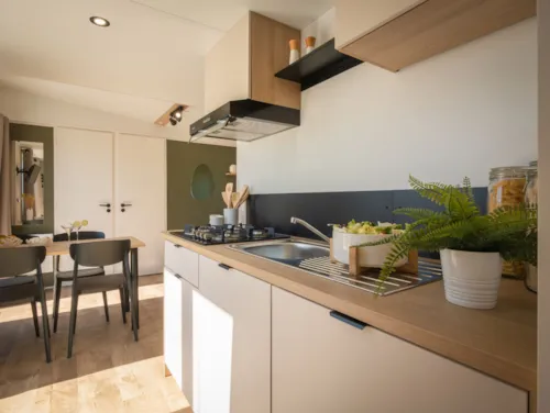 Huuraccommodatie(s) - Nieuw 2026-Mobil-Home - Nest 29 - 2 Slaapkamers - image n°3 - CAMPING LES PLATANES