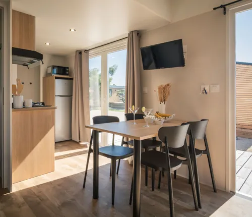 Huuraccommodatie(s) - Nieuw 2026-Mobil-Home - Nest 29 - 2 Slaapkamers - image n°4 - CAMPING LES PLATANES