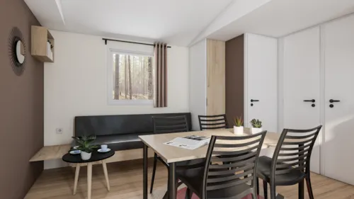 Huuraccommodatie(s) - Stacaravan Nest - 3 Slaapkamers - image n°7 - CAMPING LES PLATANES