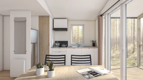 Huuraccommodatie(s) - Nest 38-2 Panoramisch - image n°5 - CAMPING LES PLATANES