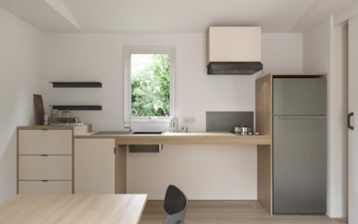 Mobile home Nest 35-2 adapted for people with reduced mobility