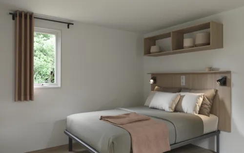 Huuraccommodatie(s) - Stacaravan Nest 35-2 Aangepast Voor Mensen Met Beperkte Mobiliteit - image n°6 - CAMPING LES PLATANES