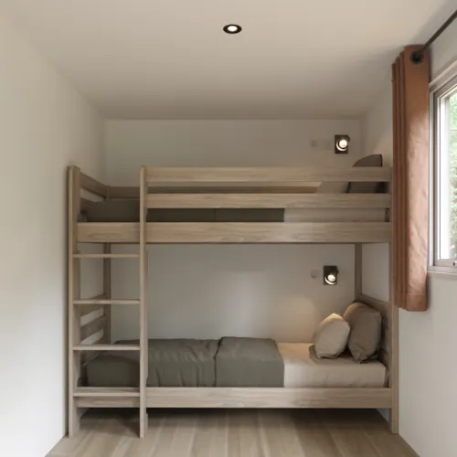 Huuraccommodatie(s) - Stacaravan Nest 35-2 Aangepast Voor Mensen Met Beperkte Mobiliteit - image n°7 - CAMPING LES PLATANES