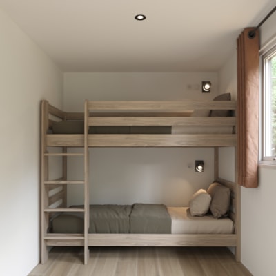 Mobile home Nest 35-2 adapted for people with reduced mobility