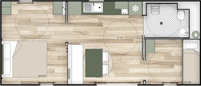 Mobil-Home Nest 35-2 Pmr