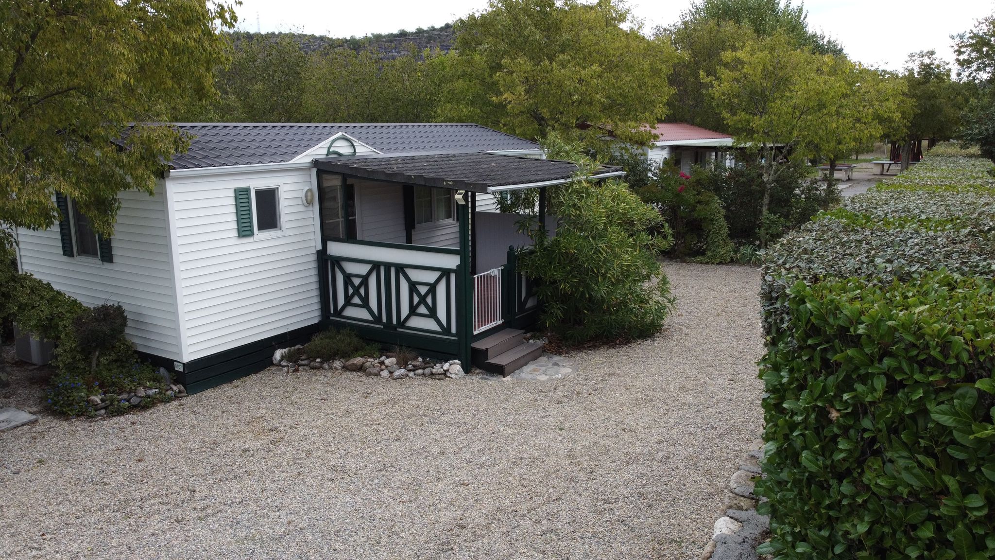 Accommodation - Mobile-Home Air-Conditioned Tv  28M² - 2 Bedrooms - Camping Lou Rouchetou