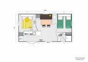 Location - Mobilhome Confort Plus Climatisation 26M² Tv 2 Ch - image n°3 - Camping Lou Rouchetou