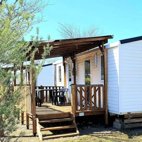 Location - Mobilhome Confort Plus Climatisation Tv 31 M² - 3 Ch D - image n°1 - Camping Lou Rouchetou