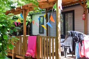 Locatif - Mobilhome Premium Climatisation TV 30m² 2CH - Camping Lou Rouchetou
