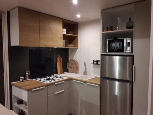 Mietunterkunft - Mobilheim Premium Klimatisiert Tv 30M² - 2 Zimmer - image n°2 - Camping Lou Rouchetou