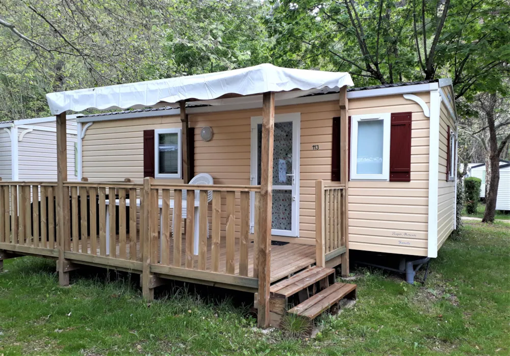 Accommodation - Mobile-Home Famille - Camping de Retourtour