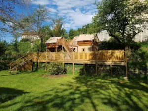 Locatif - Ungewöhnliche Unterkunft Le Nid - Camping de Retourtour