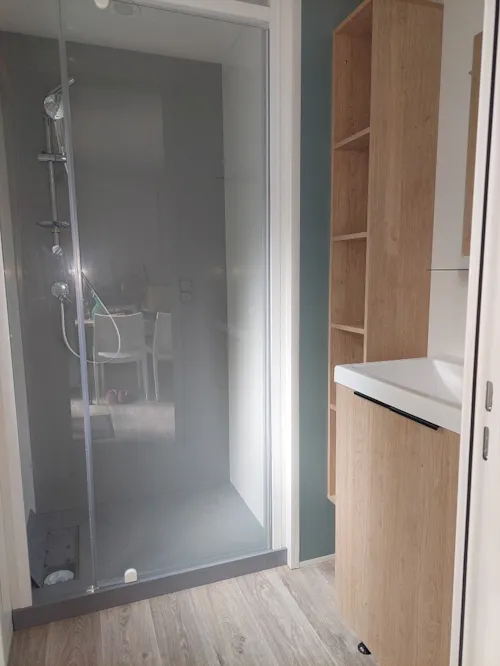 Location - Mobile Home Lodge 3 Chambres - image n°8 - Camping de Retourtour