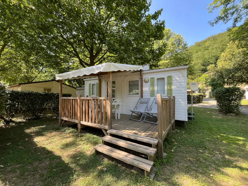 Location - Mobil-Home Compact - Camping de Retourtour