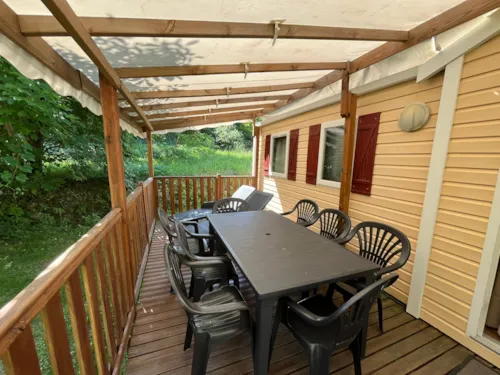 Accommodation - Mobile Home Super Titania 3 Bedrooms - image n°3 - Camping de Retourtour