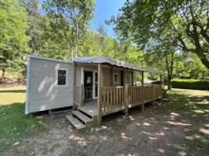 Locatif - Mobilheim Lodge 3 Zimmer - Camping de Retourtour