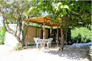 Locatif - Chalet Bonzaï - 21m² - 2 chambres - Camping Le Chamadou