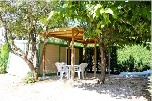 Location - Chalet Bonzaï - 21M² - 2 Chambres - image n°1 - Camping Le Chamadou