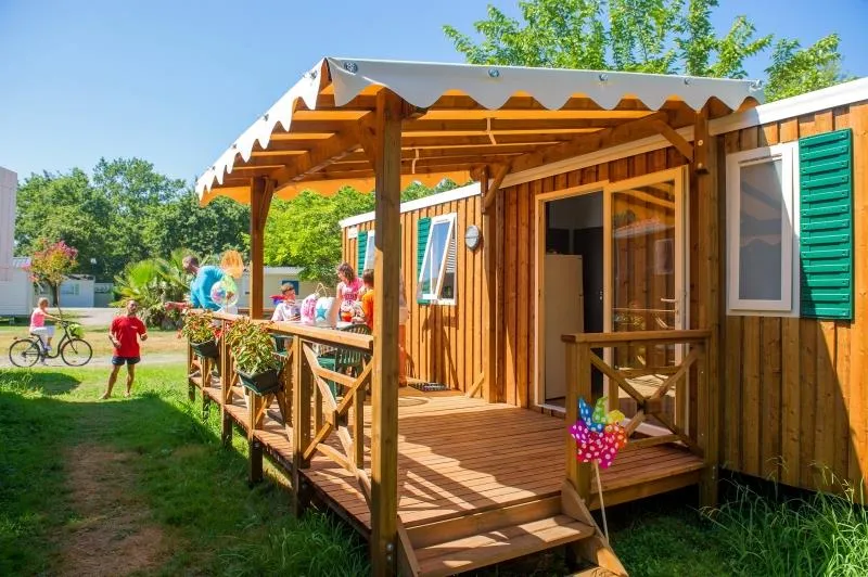 Location - Mobil Home Resort Top Presta 29M² - Capfun - Camping Le Merle Roux