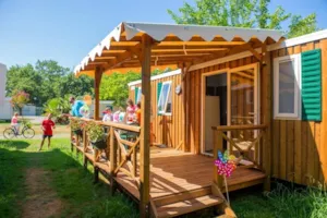 Locatif - Mobil home RESORT TOP PRESTA 29m² - Capfun - Camping Le Merle Roux