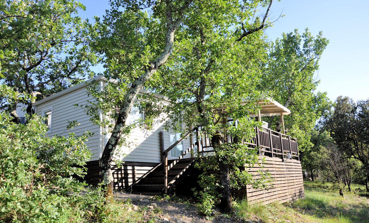 Location - Cottage Prestige (36M² + 18 M² De Terrasse, 2 Chambres) - Camping L'Ombrage