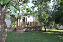 Mietunterkunft - Cottage Premium Airco - 2 Bedrooms (Arrival On Saturday In High Season) - Camping L'Ombrage