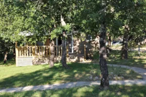 Locatif - Cottage "LAURIER" - 2 Schlafzimmer - Reihe CONFORT - Camping L'Ombrage