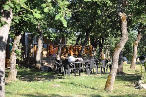 Mietunterkunft - Cottage "Laurier" - 3 Schlafzimmer - Reihe Confort - image n°1 - Camping L'Ombrage