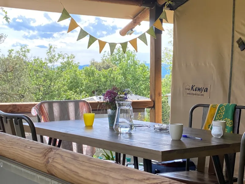 Lodge Safari "Mûrier" - 2 Chambres - Sanitaires Privatifs