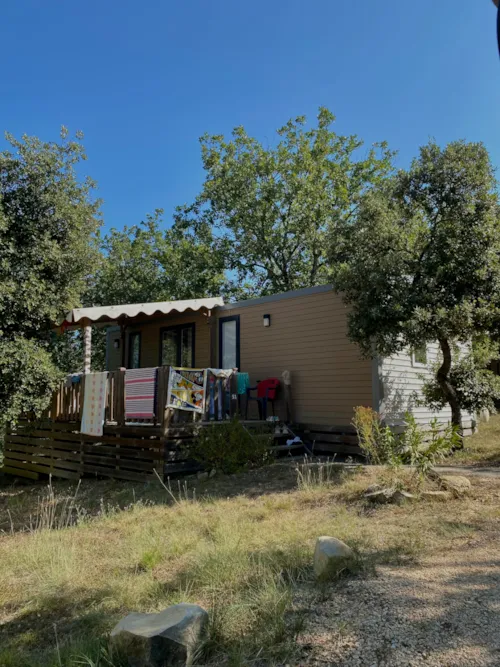 Location - Cottage “Micocoulier” - 3 Chambres – Gamme Premium - image n°9 - Camping L'Ombrage